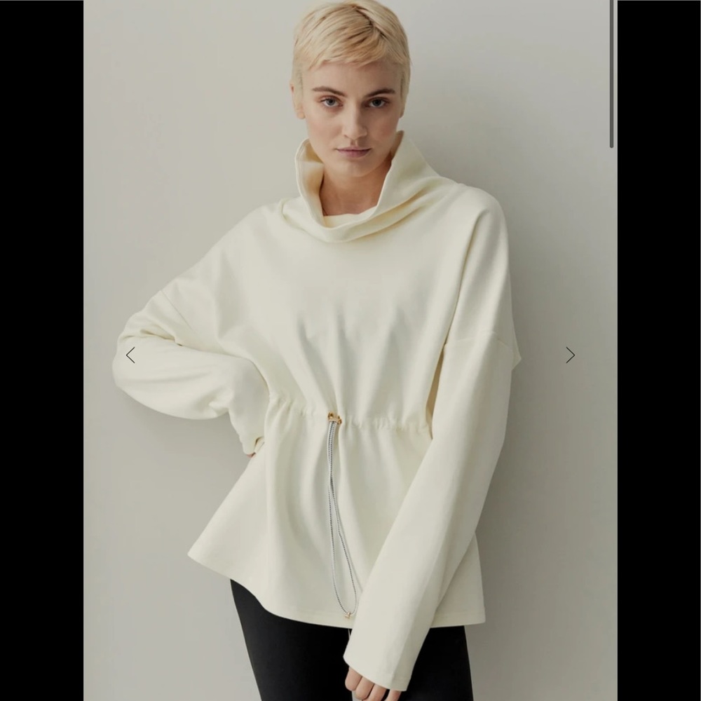 NWT Varley Barton Sweat Size S color Eggnog